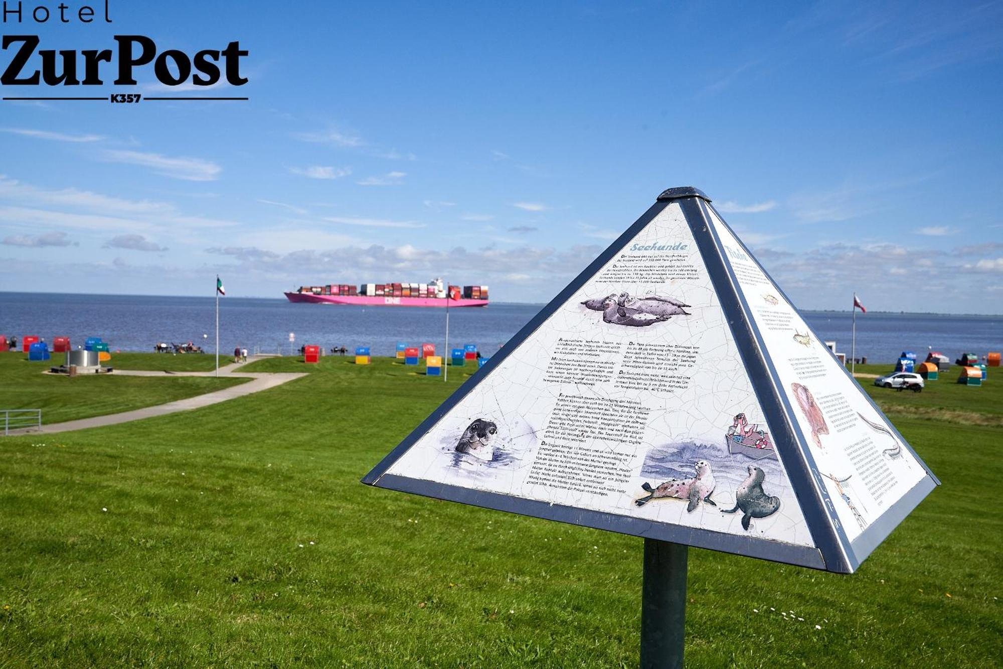 K357 - Hotel & Restaurant "Zur Post" In Otterndorf Bei Cuxhaven ภายนอก รูปภาพ